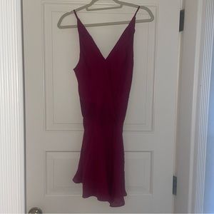 Revolve Burgundy Dress